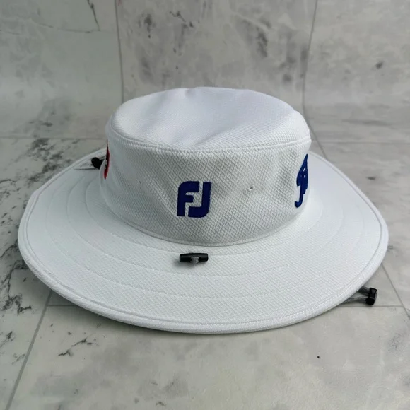 NEW Titleist Tour Aussie White/Royal Blue Bucket Golf Hat - Picture 3 of 6
